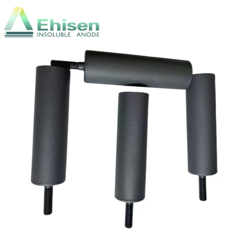 Threaded MMO Titanium Anode Tube